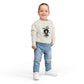 Toddler Sweatshirt -"Pelo Bueno, Pelo Malo" Vintage Afro Girl Graphic