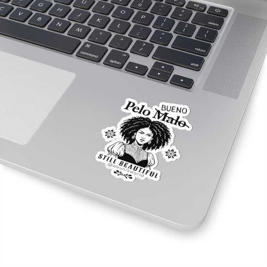 Kiss-Cut Sticker - “Pelo Bueno / Pelo Malo” Afro Hair Empowerment Design