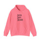 Hoodie — "Seen. Safe. Heard." Minimal Statement Hoodie