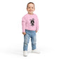 Toddler Sweatshirt -"Pelo Bueno, Pelo Malo" Vintage Afro Girl Graphic