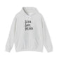 Hoodie — "Seen. Safe. Heard." Minimal Statement Hoodie